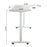 A3-63L Ergonomic 63-in 3 Memory Buttons LED Electric Automatic Height Adjustable Sit to Stand L-Shaped Corner Work Office Desk with Black Legs