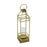 Magari Furniture MA371 Lantern Candleholder, Small, Rustic Gold