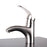 Baner Garden CHF-1A Single Handle Pull-Down Brushed Nickel Lavatory/Bathroom/Kitchen Faucet with Brass Body and Ceramic Cartridge-Long Mountains