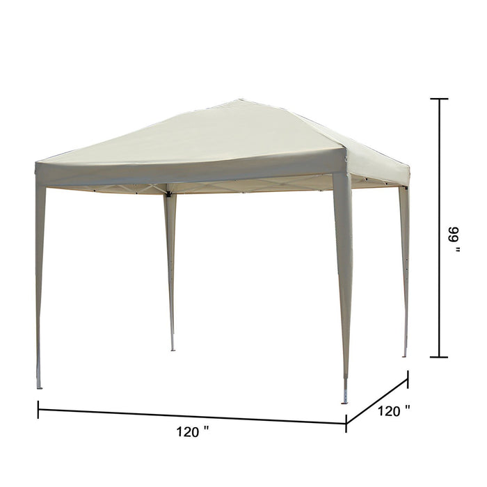 Baner Garden Gazebo CH-A33BEIGE Instant Canopy, beige-Long Mountains