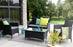 Baner Garden (N68) 4 Pieces Outdoor Furniture Complete Patio Wicker Rattan Garden Set, Full, Black-Long Mountains