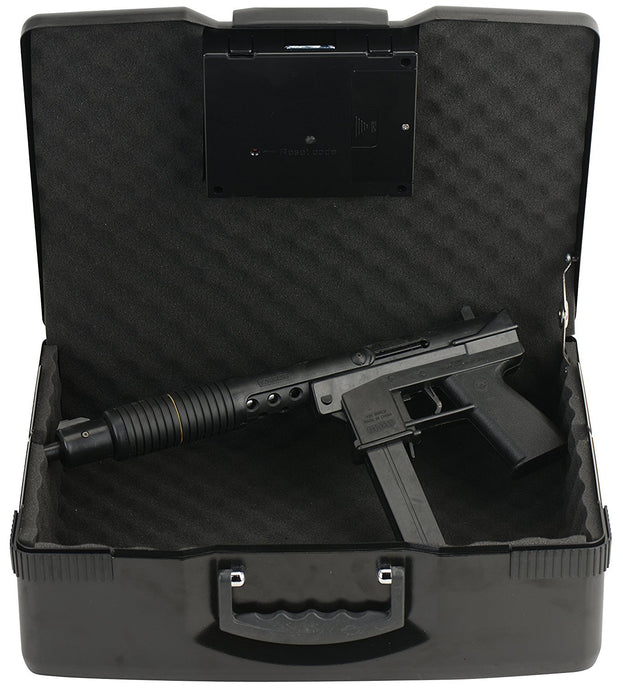 Caesar Safe Portable Electronic Digital Car Multipurpose Laptop Gun Safe CH-928, Black-Long Mountains