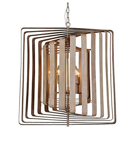 Magari Furniture D6292-6WW Torcia II Candle-Syle Chandelier Modern Style-Long Mountains