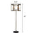 Magari Furniture L6291-6SBL Reticolo Candle-Style Floor Lamp Industrial-Long Mountains