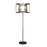 Magari Furniture L6291-6SBL Reticolo Candle-Style Floor Lamp Industrial-Long Mountains