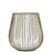 Magari Furniture Metal Basket Candleholder, Large, Rustic Gold-Long Mountains