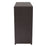 Magari MA-2 Outdoor/Indoor Freestanding Organizer Shelf Towel Pool Patio Cabinet, Brown-Long Mountains